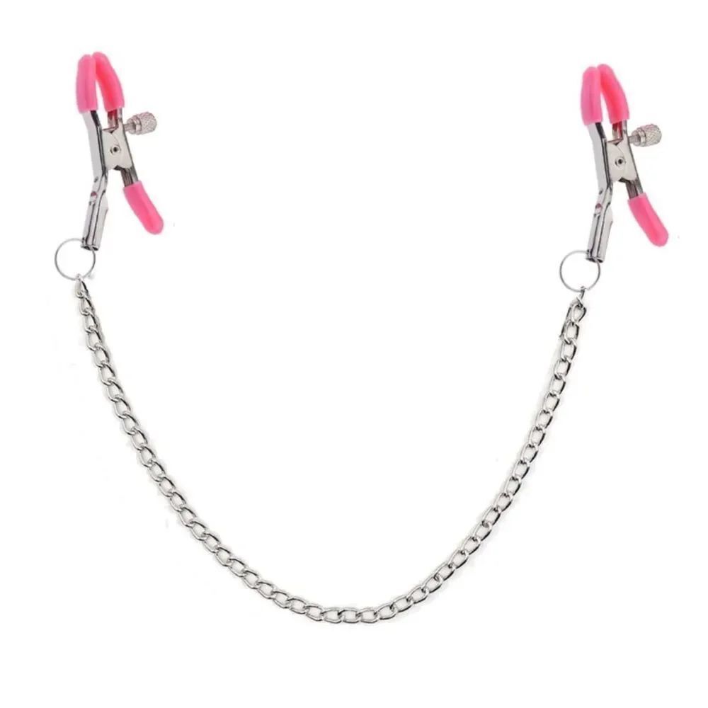 3for$20 Nipple Clamp with Chain Nipple Clips BDSM toy Kink Erotic Body Clamps